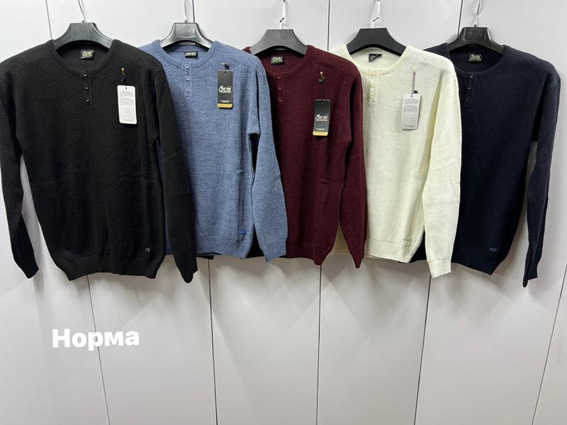 Свитер Navas (L-2XL) NW859 navy (зима)