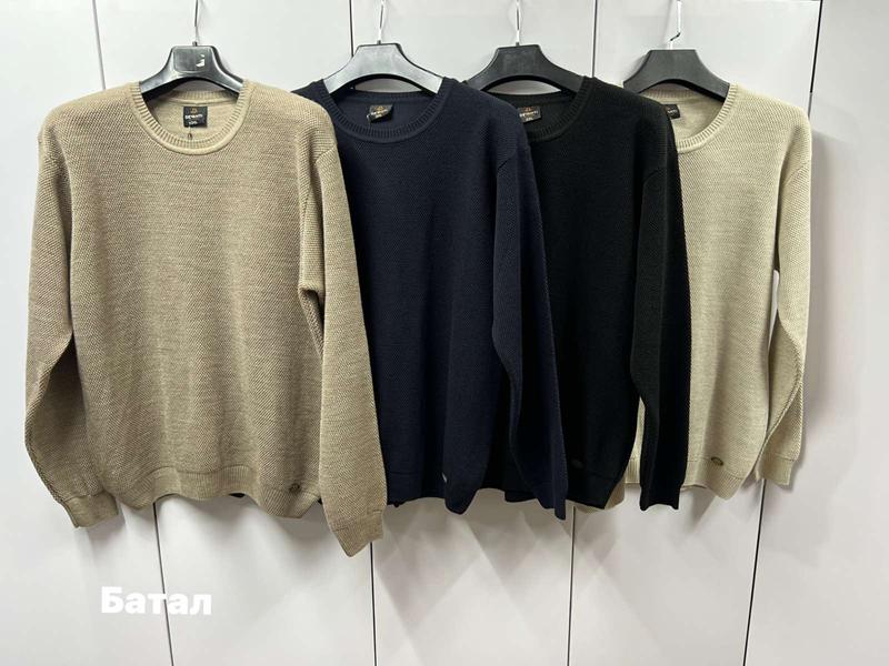 Свитер Navas (3XL-5XL) 72150-1 black (зима)