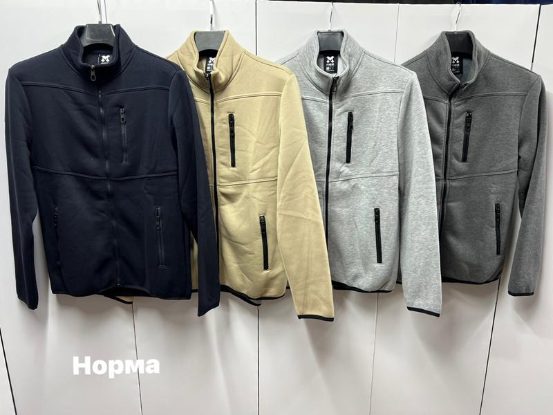 Кофта Navas (S-2XL) NW416 l.grey (зима)