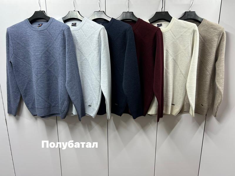 Свитер Navas (L-2XL) NW502 l.grey (зима)