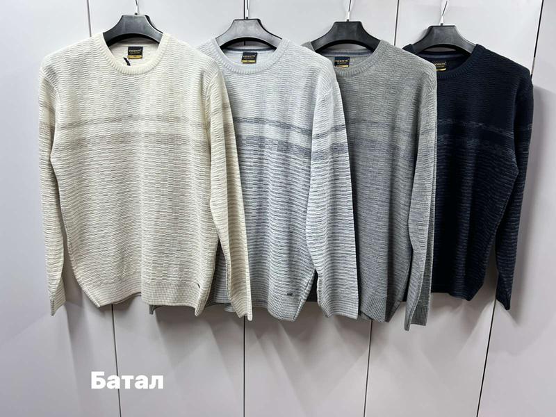 Свитер Navas (3XL-5XL) NW523 navy (зима)