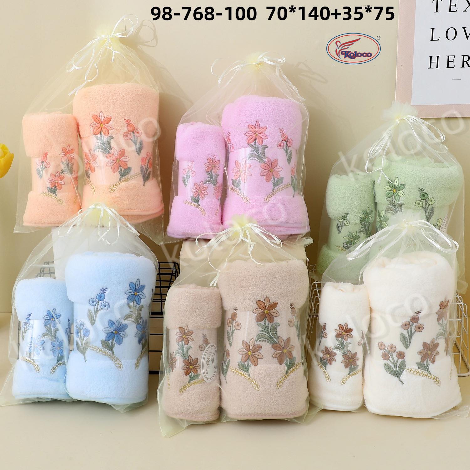 Полотенце Koloco (70*140) 98-768-100(70*140/35*75) (деми)