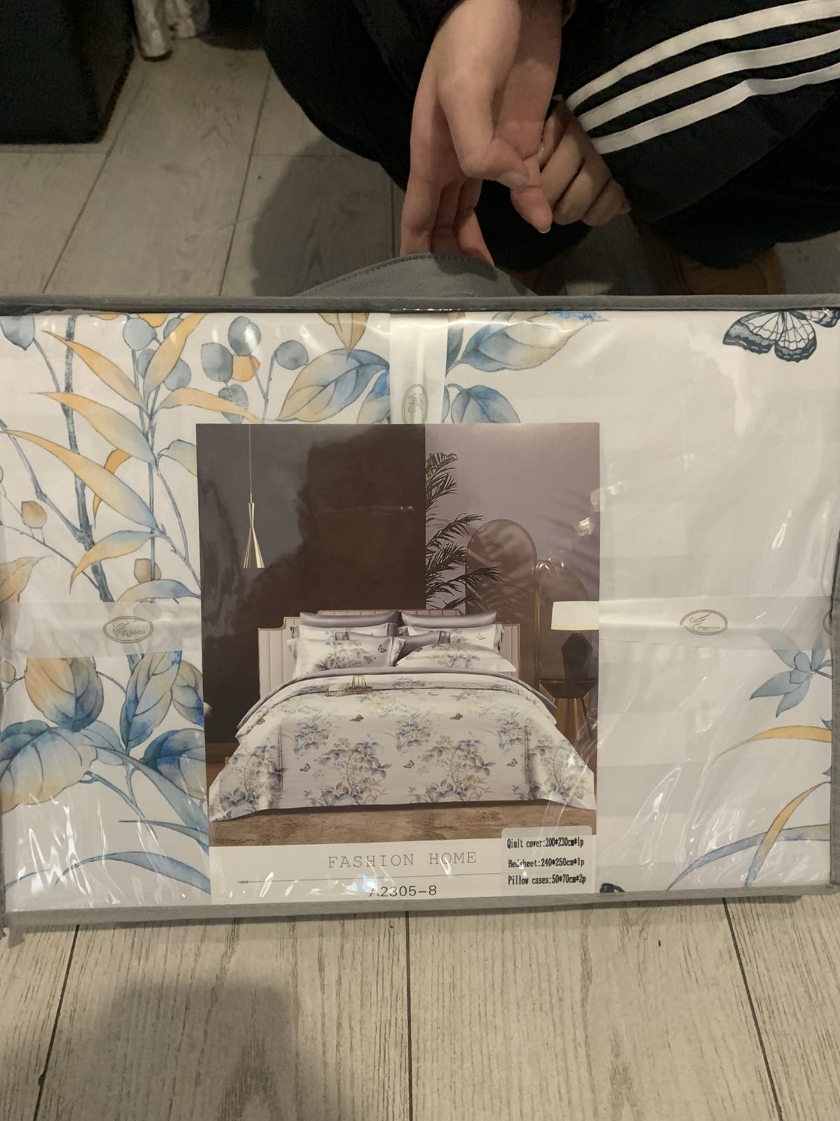 Постельное белье Koloco (200*230) A2305-8 (деми)