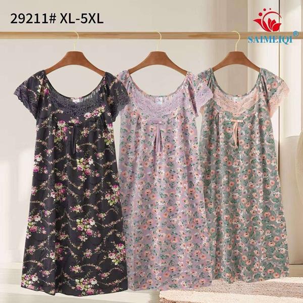 Ночнушка Estima (XL-5XL) 29211 green (деми)