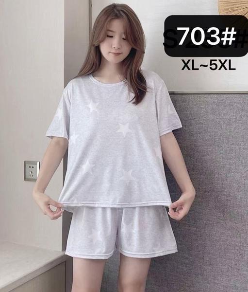 Пижама Estima (XL-5XL) 703 l.grey (деми)