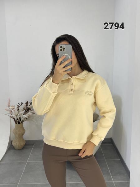 Свитер FSN (46-50) 2794 yellow (зима)