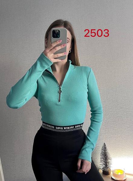 Свитер FSN (42-46) 2503 l.green (деми)