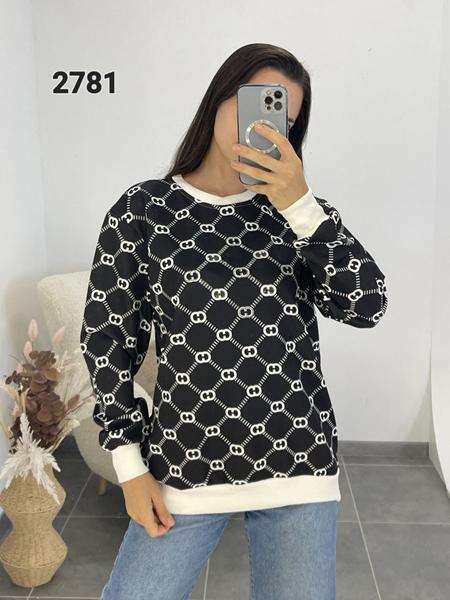 Свитер FSN (46-52) 2781 black (деми)