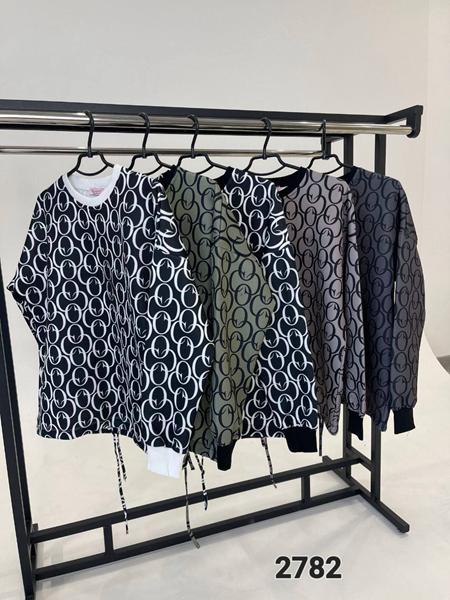 Свитер FSN (46-52) 2782 black-white (деми)