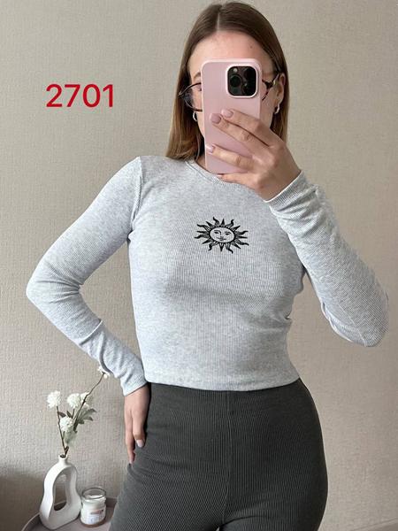 Свитер FSN (42-46) 2701 grey (деми)