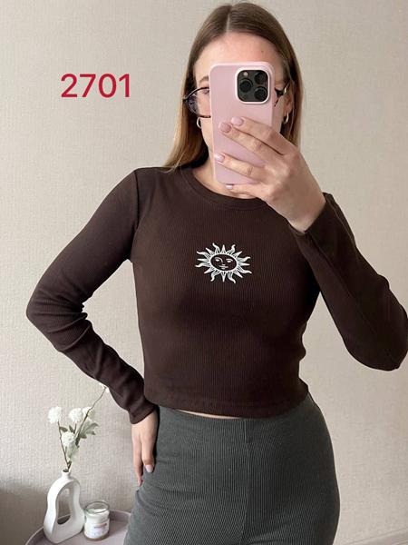 Свитер FSN (42-46) 2701 brown (деми)