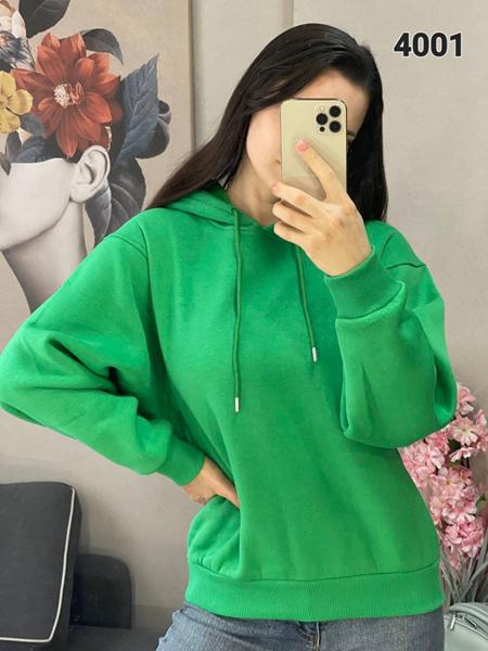 Худи FSN (44-50) 4001 green (зима)