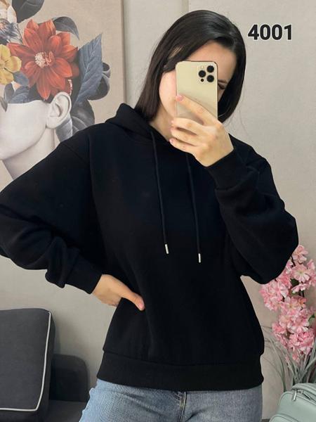 Худи FSN (44-50) 4001 black (зима)