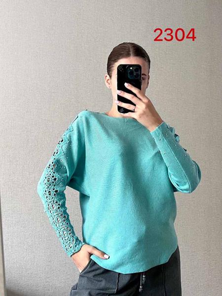 Свитер FSN (44-48) 2304 l.blue (деми)