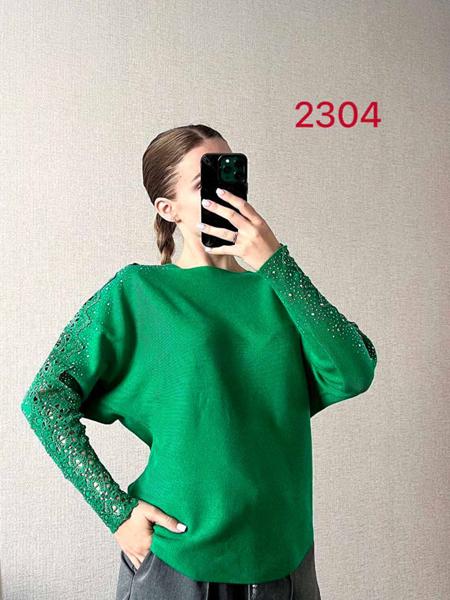 Свитер FSN (44-48) 2304 green (деми)