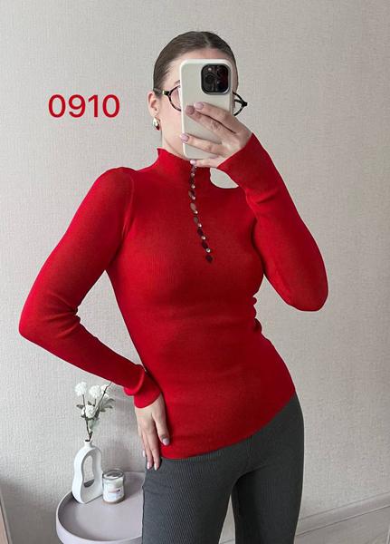 Свитер FSN (42-46) 0910 red (деми)