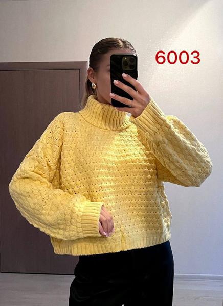 Свитер FSN (42-48) 6003 yellow (зима)