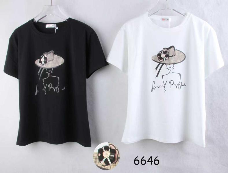 Футболка JJF (44-48) 6646 mix (лето)