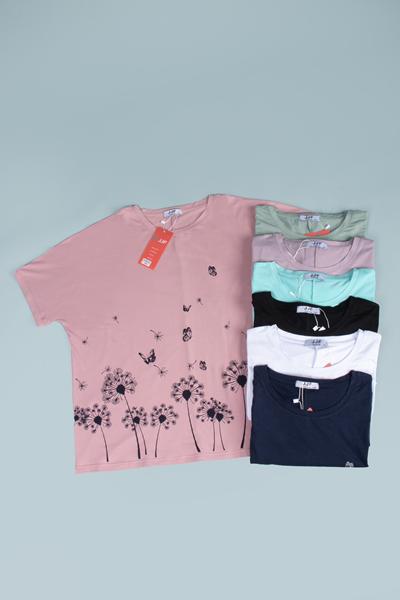 Футболка JJF (XL-5XL) 9016 mix (лето)