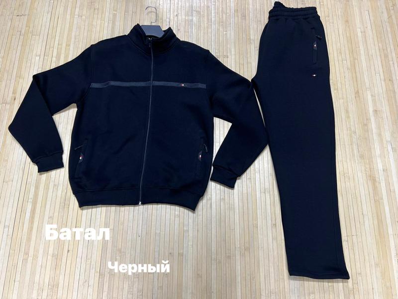 Костюм спорт Navas (3XL-6XL) NW912 black (зима)