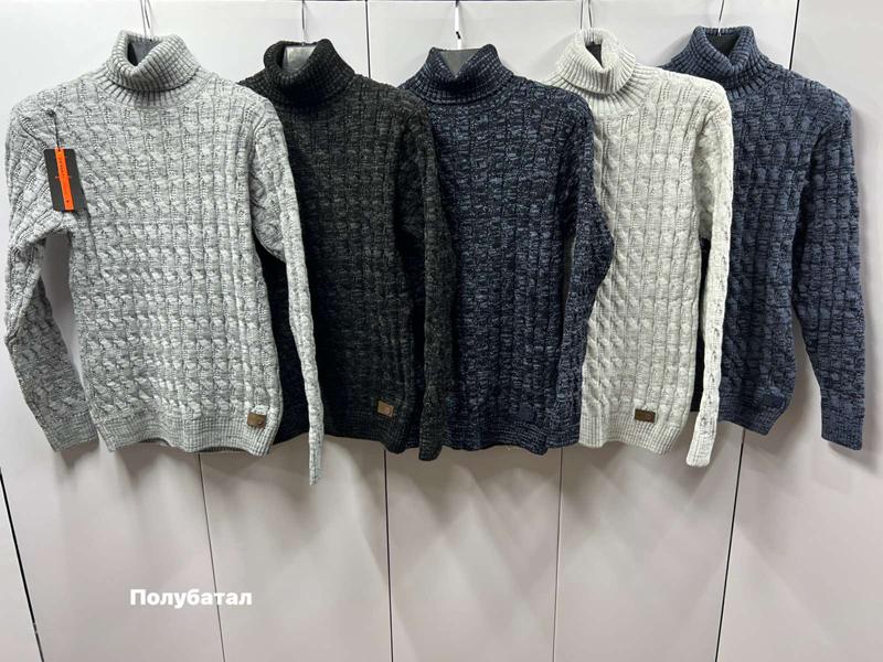 Свитер Navas (L-2XL) NW929 navy (зима)