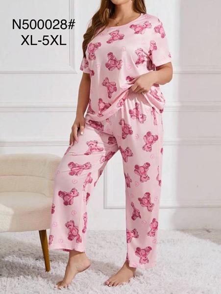 Пижама Anion (XL-5XL) N500028 pink (деми)