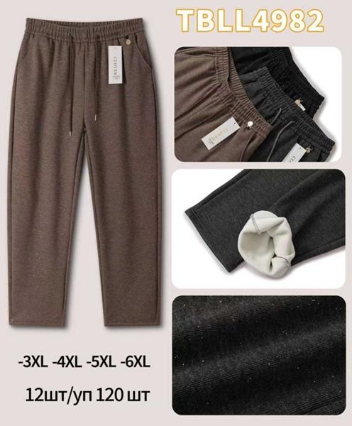 Штаны спорт Anion (3XL-6XL) TBLL4982 mix (зима)