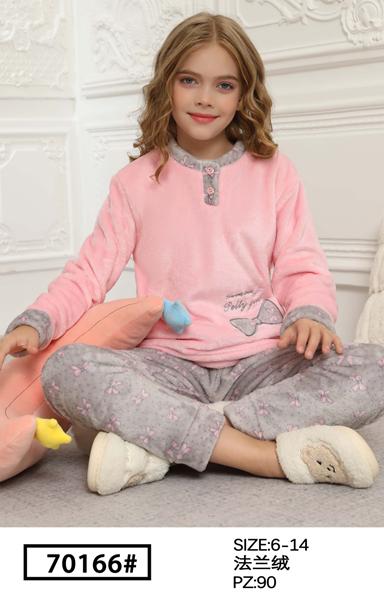 Пижама Fili kids (6-14) 70166 pink (зима)