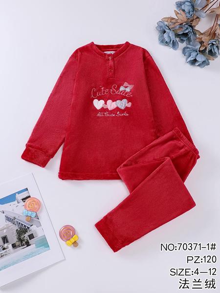 Пижама Fili kids (6-14) 70371-1 red (зима)
