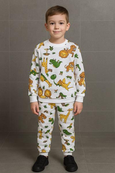 Пижама Fili kids (4-8) FK1537 white (зима)