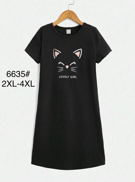 Туника Fili Wear (2XL-4XL) 6635 black (лето)