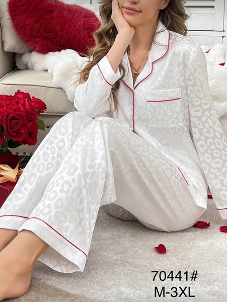 Пижама Fili Wear (M-3XL) 70441 white (деми)