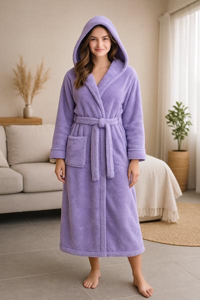 Халат Fili Wear (52-56) FW1569 lilac (зима)