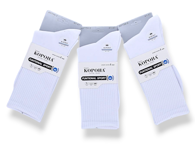 Носки Jelzin (41-47) AY134-2 white (деми)