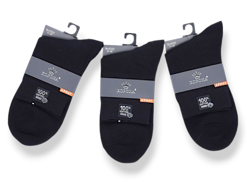 Носки Jelzin (41-46) AY231 black (деми)