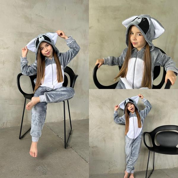 Кигуруми Baykush (28-36) B690 grey (зима)