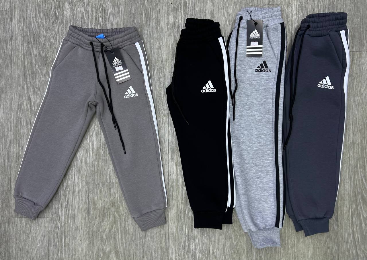 Штаны спорт MMZ (4-8) 1012-1-1 grey (зима)