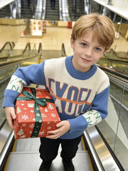 Свитер Yalisi (110-150) 325 l.blue (зима)