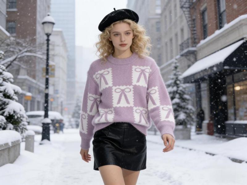 Свитер Yalisi (110-150) 332 lilac (зима)