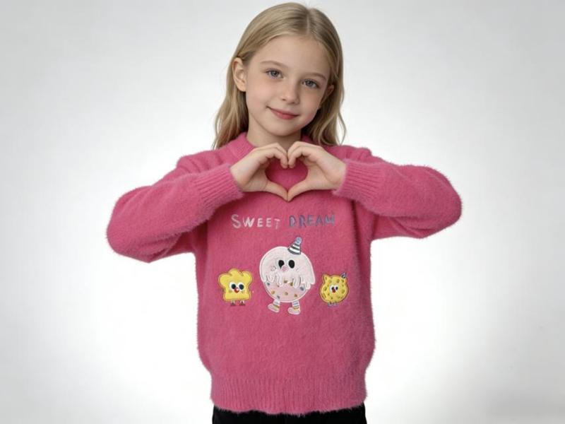 Свитер Yalisi (110-150) 389 pink (зима)