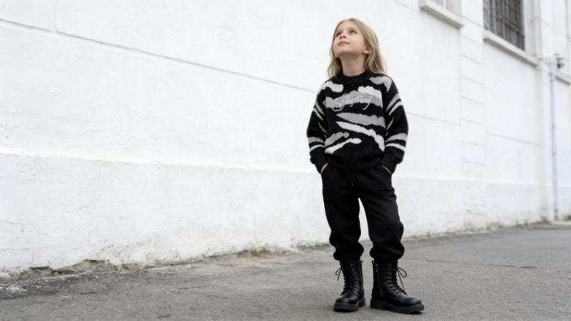 Свитер Yalisi (110-150) 398 black (зима)