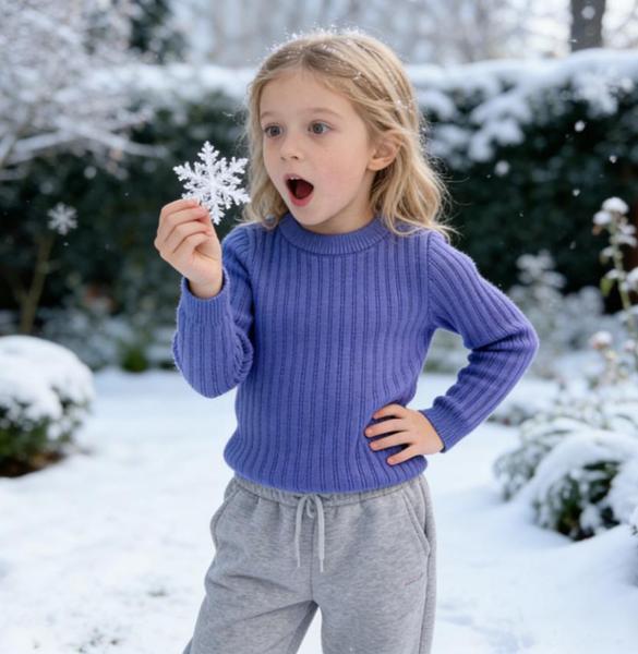 Свитер Yalisi (110-150) 513 lilac (зима)