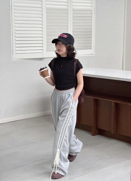 Штаны спорт Yalisi (120-170) 7778 grey (деми)