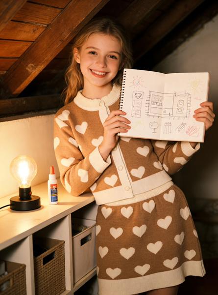 Костюм Yalisi (90-130) 821 brown (зима)