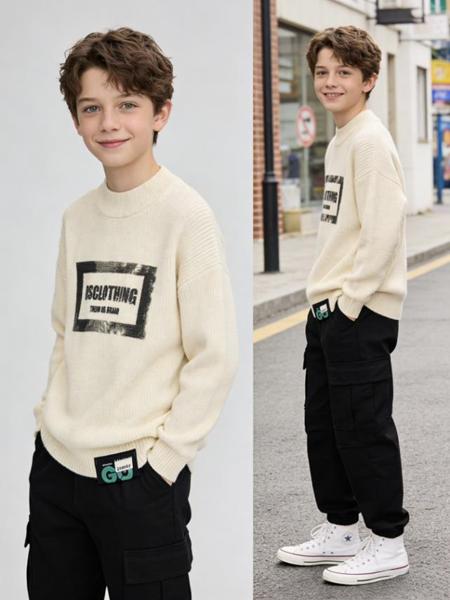 Свитер Yalisi (130-170) 825 l.beige (зима)