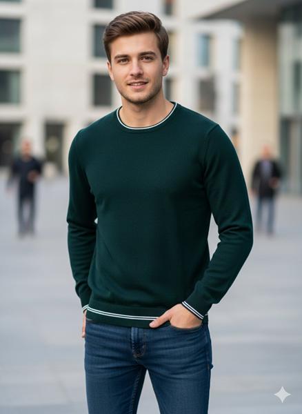 Свитер Moranny (M-2XL) 6173 green (зима)