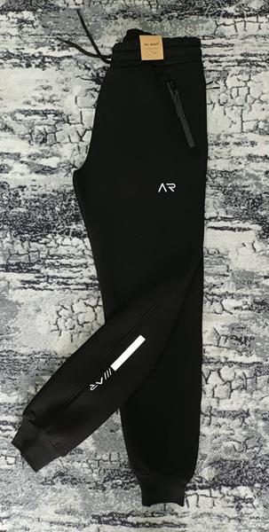 Штаны спорт Moranny (S-2XL) 1010 black (зима)