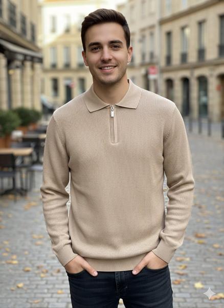 Свитер Moranny (M-2XL) 25193 beige (зима)