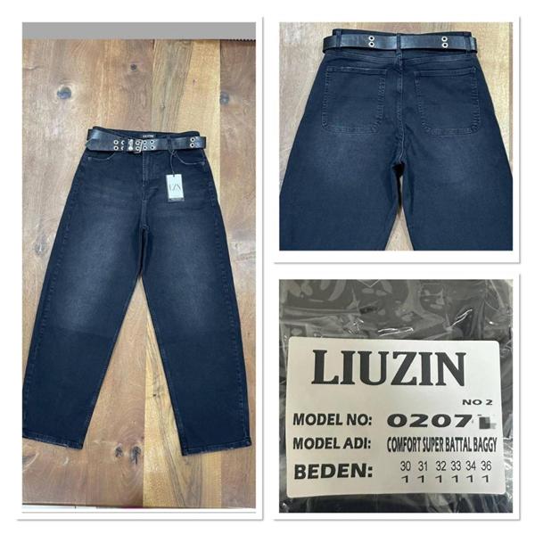 Джинсы Maxim Jeans (30-36) 02078-1 black (деми)