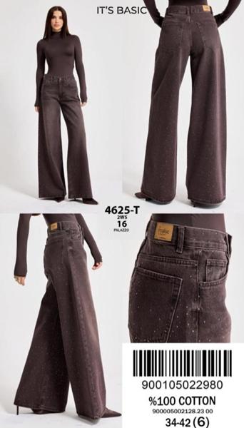 Джинсы Maxim Jeans (34-42) 4625 brown (деми)